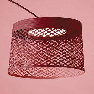 Foscarini Twiggy Grid LED oblouková lampa, karmínově červená