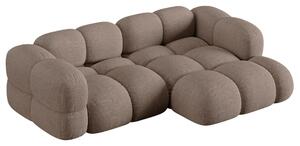 -25 % Dny MOMENTI– Cosmopolitan Design Světle hnědá rohová pohovka Loretto 250 cm, pravá