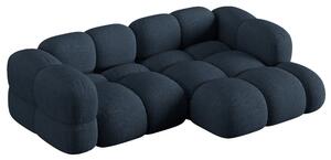 -25 % Dny MOMENTI– Cosmopolitan Design Tmavě modrá rohová pohovka Loretto 250 cm, pravá