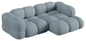 -25 % Dny MOMENTI– Cosmopolitan Design Světle modrá rohová pohovka Loretto 250 cm, pravá