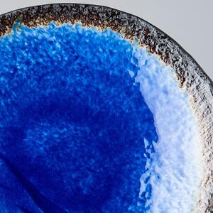 Modrý keramický talíř MIJ Cobalt, ø 27 cm
