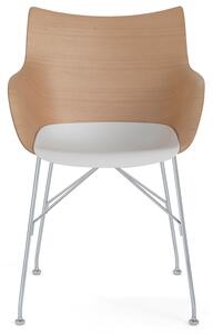Kartell designové jídelní židle Q/Wood