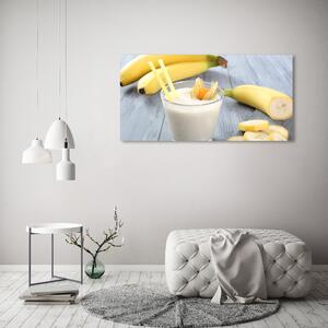 Foto obraz sklo tvrzené Banánový koktejl osh-61260830