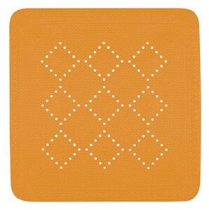 Spirella protiskluzová podložka do sprchy ALASKA, oranžová, PVC, 55 x 55 cm