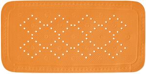 Spirella protiskluzová podložka do vany ALASKA, oranžová, PVC, 71 x 36 cm