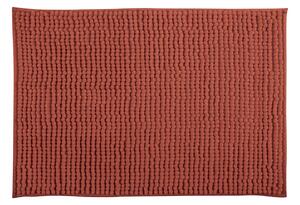 MSV koupelnová předložka CHENILLE, terakota, mikrovlákno, protiskluzová, 40 x 60 cm
