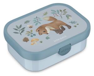 Světle modrý plastový dětský svačinový box Forest Friends by Little Dutch – Mepal