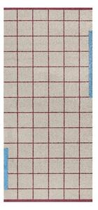 Vínový/šedý koberec 70x150 cm Network – Mette Ditmer Denmark
