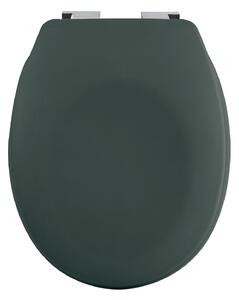 Spirella WC prkénko NEELA, soft-close, matné tmavě zelené, duroplast
