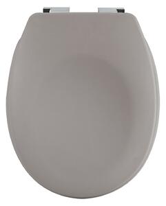 Spirella WC prkénko NEELA, soft-close, matné šedo-hnědé, duroplast