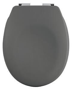 Spirella WC prkénko NEELA, soft-close, matné šedé, duroplast