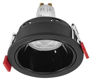 Zapuštěné bodové svítidlo s žárovkou GU10 Press 4,5W, Černé