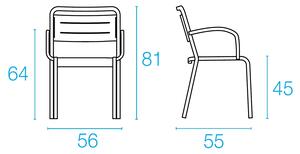 Emu designové zahradní židle Urban Armchair