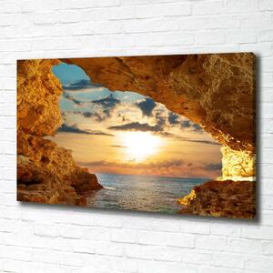 Foto obraz na plátně Jeskyně nad mořem oc-62368533