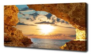 Foto obraz na plátně Jeskyně nad mořem oc-62368533