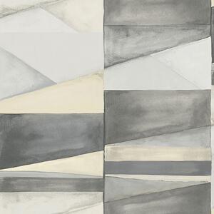 Geometrická vliesová tapeta na zeď, šedá, SO27034, Soleado, Decoprint