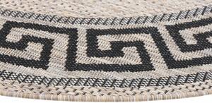 Makro Abra Kulatý koberec Sisal MELISSA KF91A hnědý Rozměr: průměr 120 cm