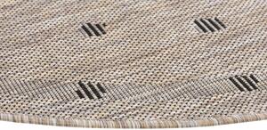 Makro Abra Kulatý koberec Sisal MELISSA KE63A hnědý Rozměr: průměr 100 cm