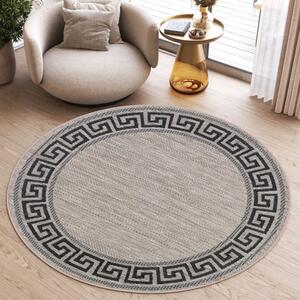 Makro Abra Kulatý koberec Sisal MELISSA KF91A hnědý Rozměr: průměr 120 cm