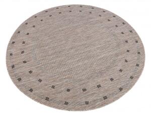 Makro Abra Kulatý koberec Sisal MELISSA KE63A hnědý Rozměr: průměr 100 cm