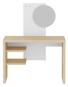 Toaletní stolek s deskou v dubovém dekoru 105x42 cm Hugo - TemaHome