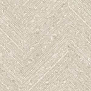 Vliesová tapeta na zeď, šedo-béžová, imitace látky, pruhy, NHW1019, Perla, Decoprint