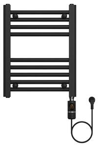 BPS-koupelny Elektrický koupelnový radiátor MANAM BL 300W, 40x50 cm, černý