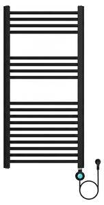 BPS-koupelny Elektrický koupelnový radiátor KATLA BL 250W, 50x100 cm, černý