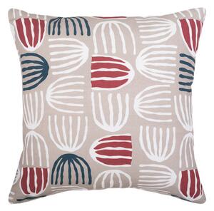 Povlak LONA retro béžovovínová 45 x 45 cm