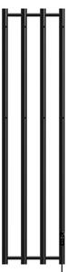 BPS-koupelny Elektrický koupelnový radiátor KASJAN BL 2 250W, 34,6x140,5 cm, černý