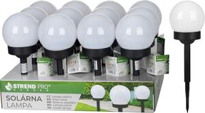 Lampa Strend Pro Garden Rainbow, solárna, farebná, LED, 10x34 cm, Sellbox 12 ks