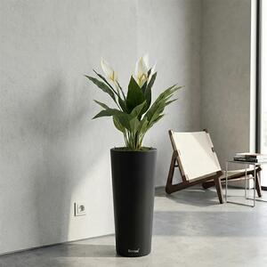 Květináč Slim antracitový 70 cm – moderní design - Antracit - 51 - 70 cm