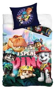 Carbotex Povlečení Tlapková Patrola Ve světě dinosaurů 140x200, 70x90 cm