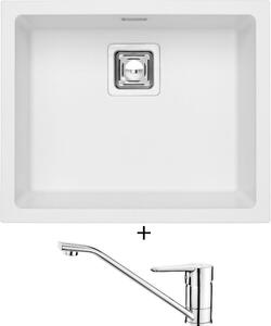 SET Alveus QUADRIX 50 white 11 + Deante CORIO BFC 060M chrom