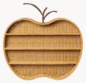 Ručně tkaná nástěnná police z ratanu Apple