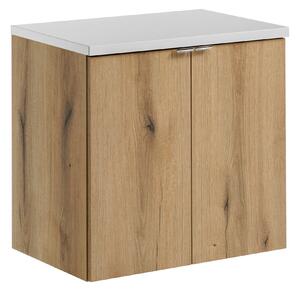 Comad Koupelnová skříňka pod deskové umyvadlo Nova Oak 60 dub coast evoke/bílá