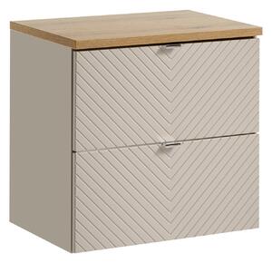 Comad Koupelnová skříňka pod deskové umyvadlo Viva Cashmere 60 kašmír/dub coast evoke
