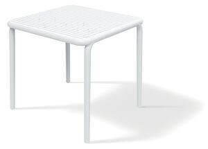Prosperplast Zahradní jídelní stůl BRENES 79,5x79,5x75,5 cm bílý