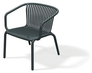 Prosperplast Zahradní křeslo BRENES 67x62,5x74 cm uhelně šedé