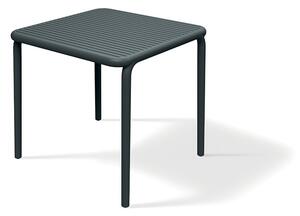 Prosperplast Zahradní jídelní stůl BRENES 79,5x79,5x75,5 cm uhelný šedý