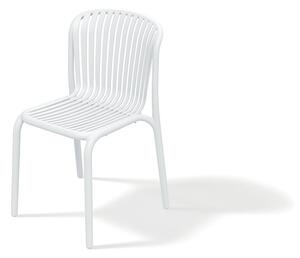 Prosperplast Zahradní židle BRENES 52x53x82,5 cm bílá
