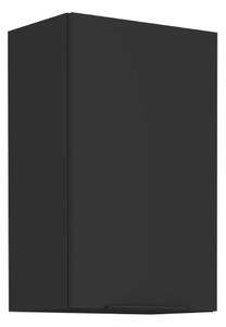 Horní kuchyňská skříňka Sobera 45 G 72 1F (černá). 1097008