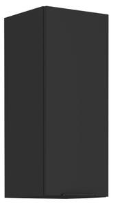 Horní kuchyňská skříňka Sobera 30 G 72 1F (černá). 1097013