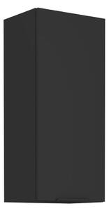 Horní kuchyňská skříňka Sobera 40 G 90 1F (černá). 1097012