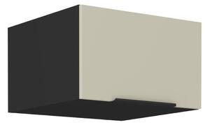 Horní kuchyňská skříňka Arikona 60 NAGU 36 1F (kašmír + černá). 1097046