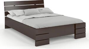 Prodloužená postel s úložným prostorem Sandemo - buk , Buk přírodní, 180x220 cm