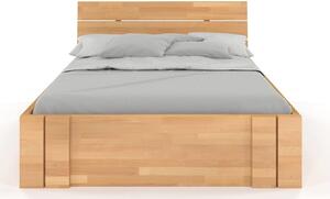 Buková postel s úložným prostorem - Arhus Drawers , 120x200 cm
