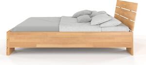 Buková postel Sandemo - zvýšená , Buk přírodní, 120x200 cm