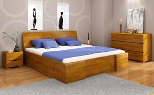 Buková postel s úložným prostorem - Hessler Drawers , 140x200 cm