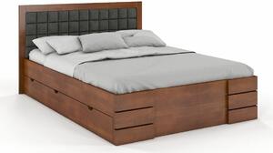 Buková postel s úložným prostorem - Gotland Drawers, , 200x200 cm